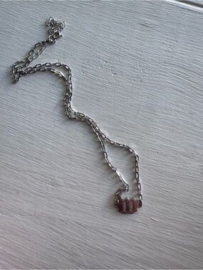 S925 Adina Eden Silver Initial 'W' Necklace
